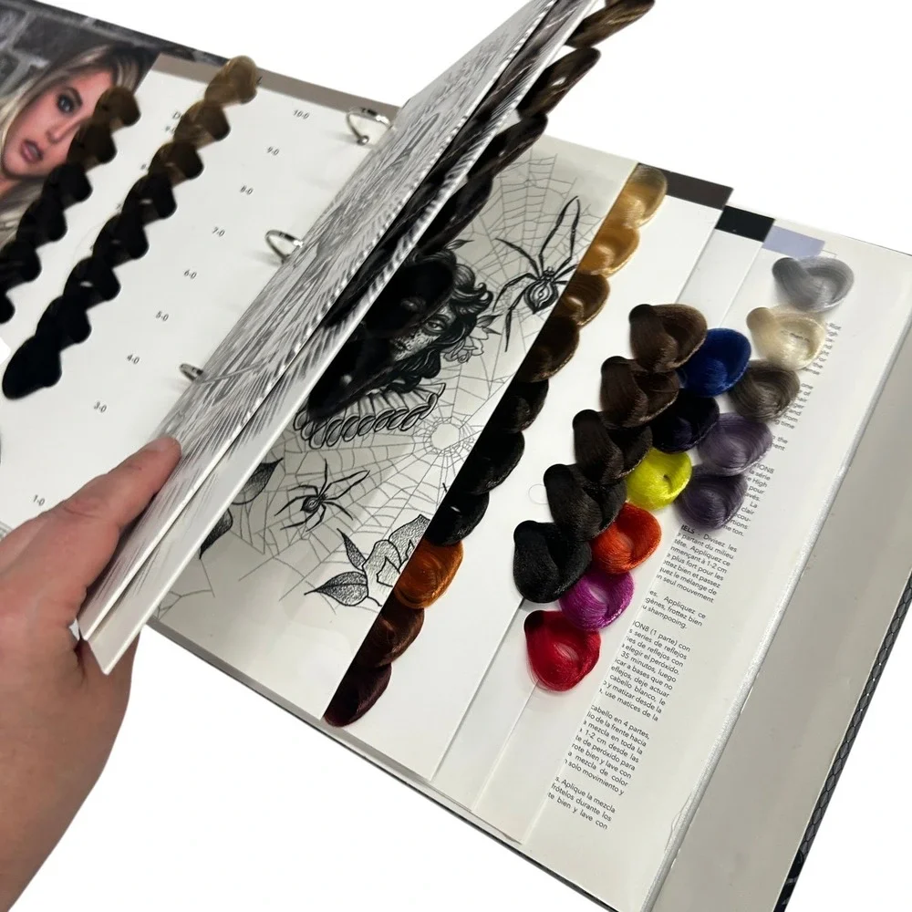 Pulp Riot Faction8 Hair Color Swatch Book‎ Ring Professional Salon Color Chart